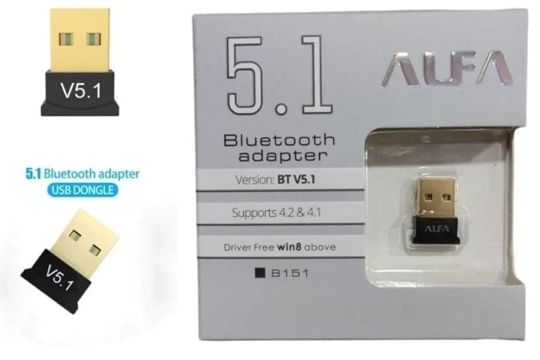 Alfa Bluetooth 5.1 USB Dongle Alıcı Adaptör