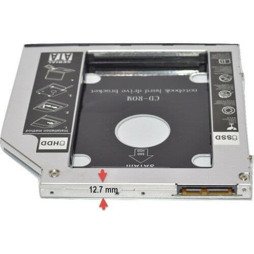 Compaxe CD127 SATA HDD Caddy 12.7 mm