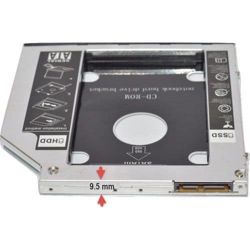 Compaxe CD95 SATA HDD Caddy 9.5 mm