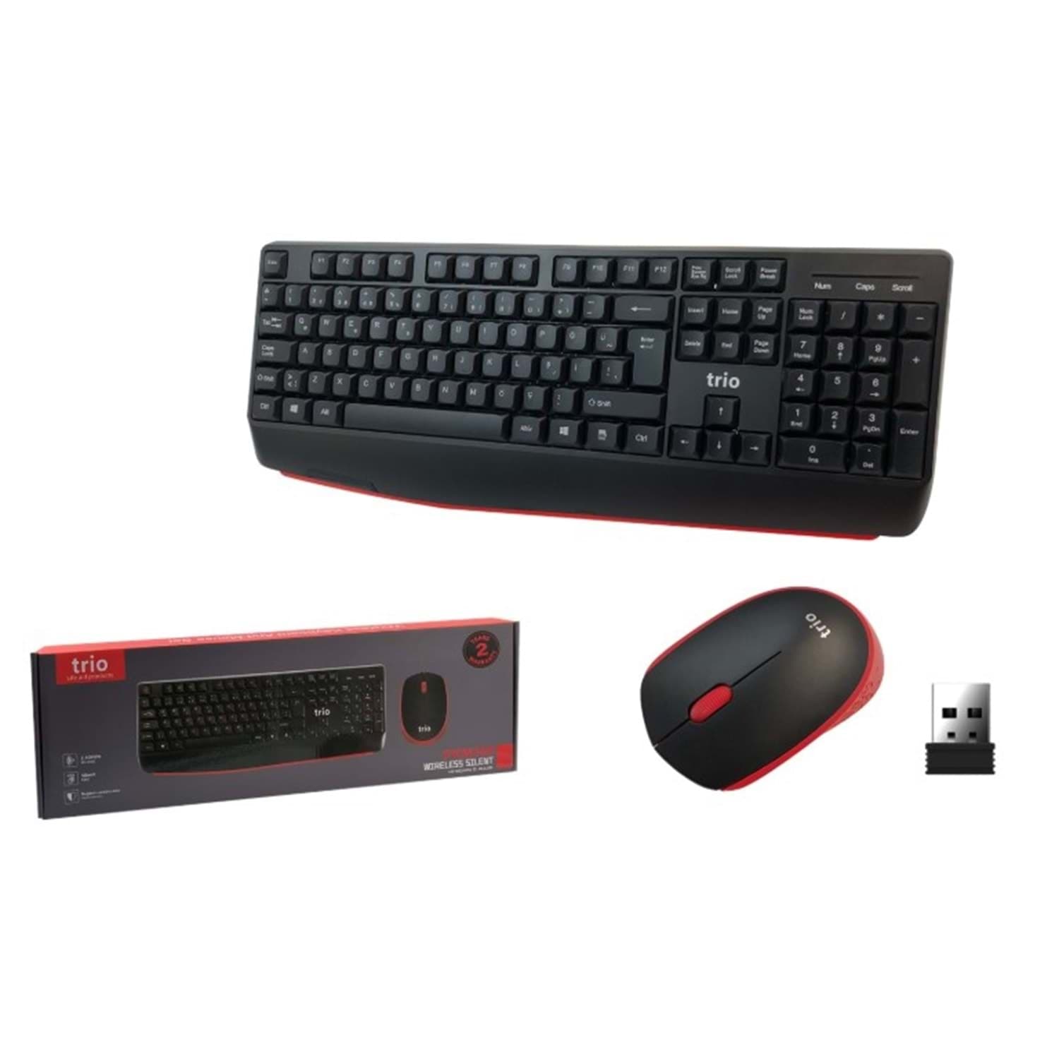 Trio PKM300 Türkçe Q Kablosuz Klavye + Mouse Seti