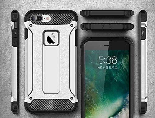 Zore Apple iPhone 7 Plus Kılıf Zore Crash Zırh Tipi Koruyucu Çift Katmanlı Silikon Kapak