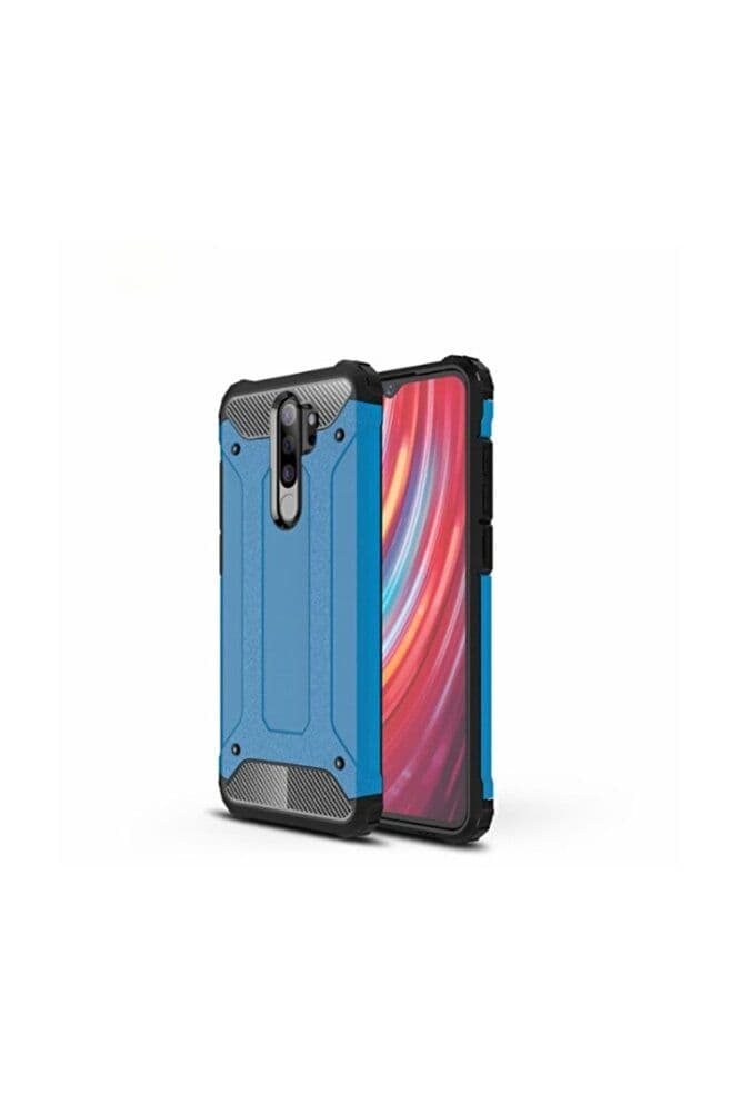 Xiaomi Redmi Note 8 Pro Kılıf Crash Tank Zırh Armor Kamera Korumalı