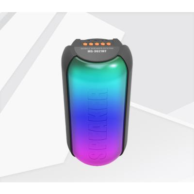 Açık hava bluetooth hoparlör alev ışığı kablosuz hoparlör subwoofer usb hoparlörler DJ partisi için