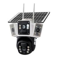 Apronx 6mp Solar 3.6 mm APX-WSP143 4g Çift Kamera 20 LED Wifi Ptz