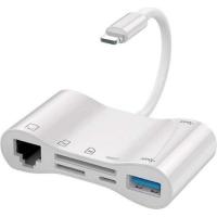 Concord BYL-1034 Lighting To Ethernet Lan RJ45 USB Otg