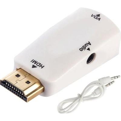 Concord C-844 HDMI To VGA Adaptör + Aux Kablo