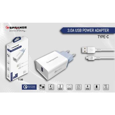 SPRANGE TYPE-C USB CHARGER T-30
